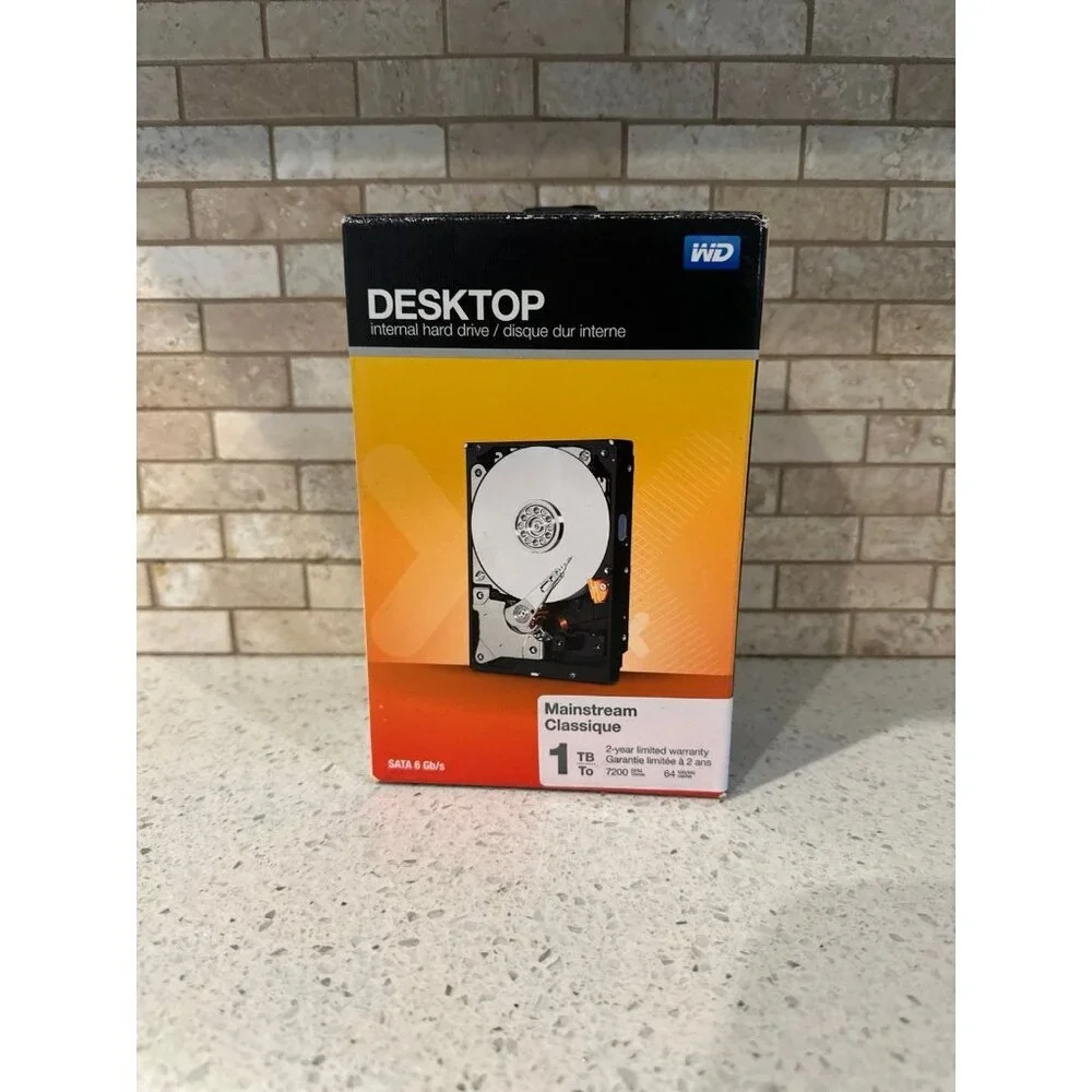 WD Internal Hard Drive 1TB Desktop Storage